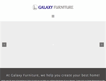 Tablet Screenshot of galaxyfurniture.com